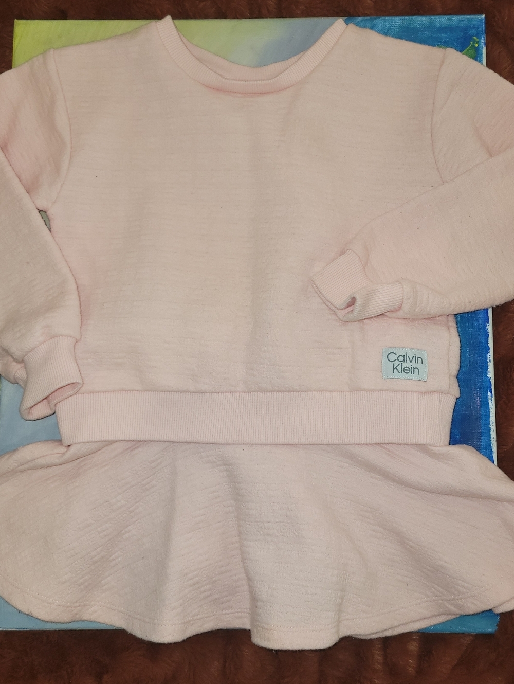 Calvin Klein Pink Skort & Sweater Matching Set